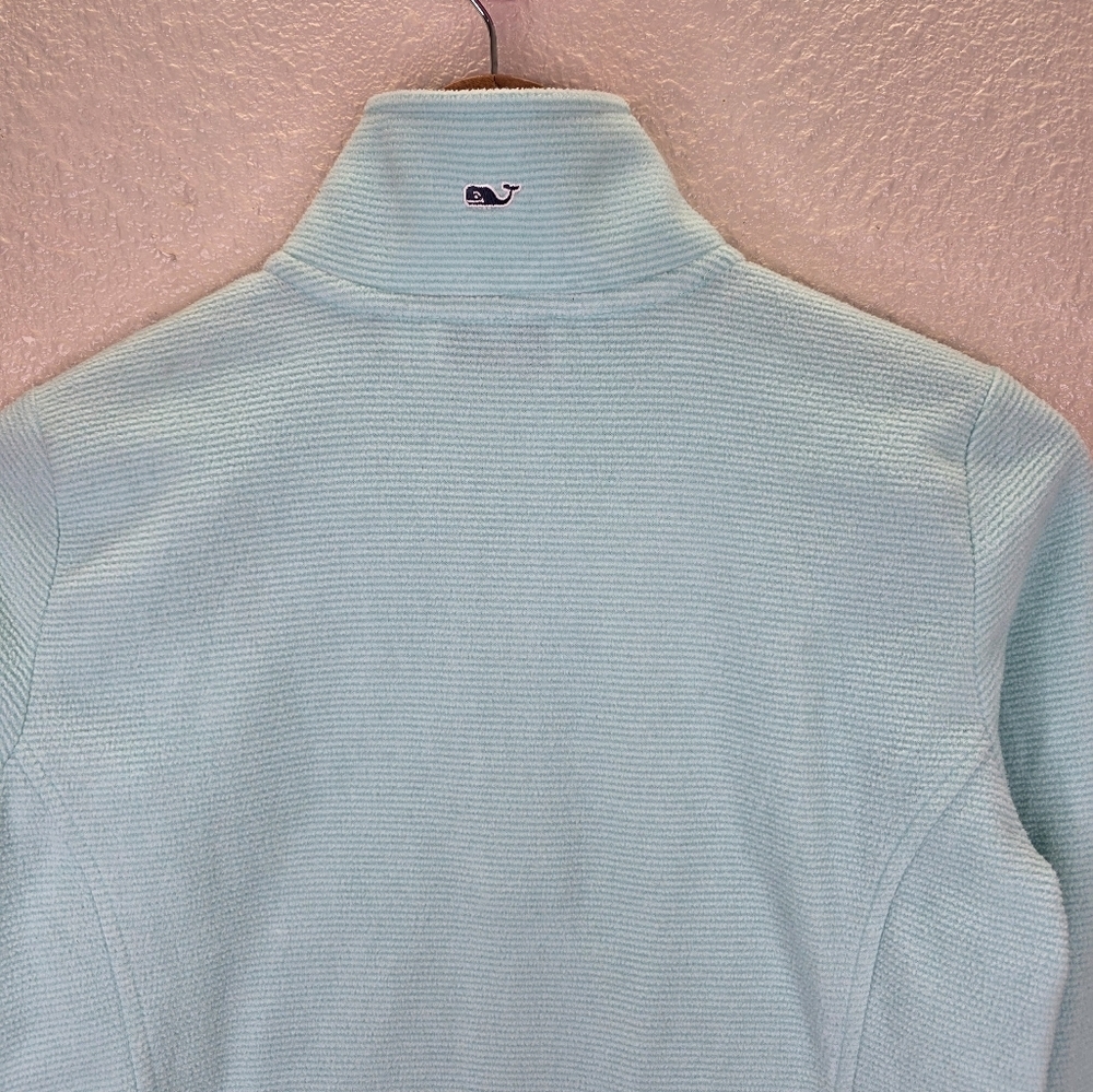 Vineyard Vines Quarter Zip Soft Comfort Sweater Color Mint Size Xxs Pull Over - Picture 9 of 14